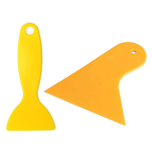 Vinyl Film Wrap Yellow Plastic Foils Cleaner Scraper