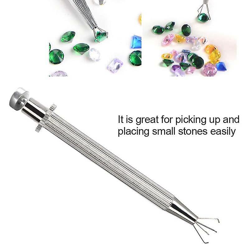 Prong Holder Professional Diamond Holder Pick-up Tool Stainless Steel