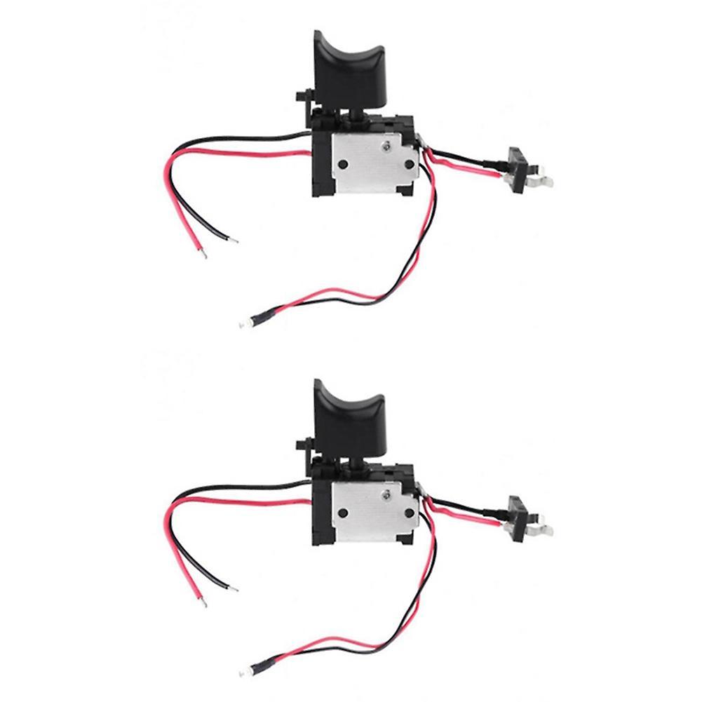 2x Dc7.2-24v Electric Drill Switch Cordless Drill Button for Bosch