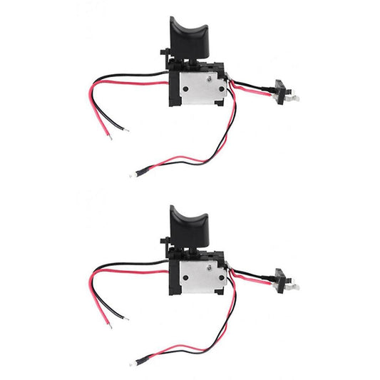 2x Dc7.2-24v Electric Drill Switch Cordless Drill Button for Bosch