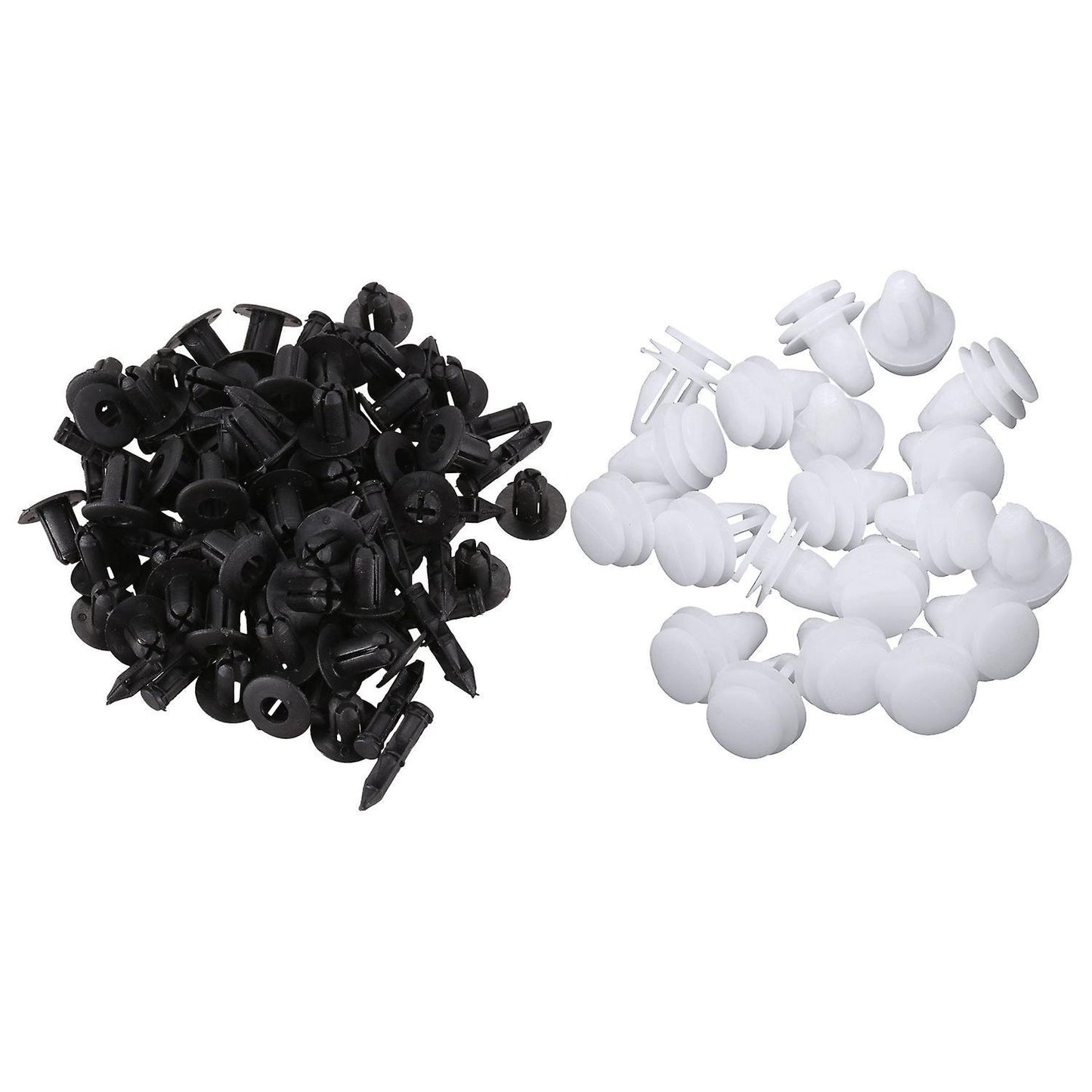 6mm * 12mm Plastic Rivets Car Push Clips 50 Pcs