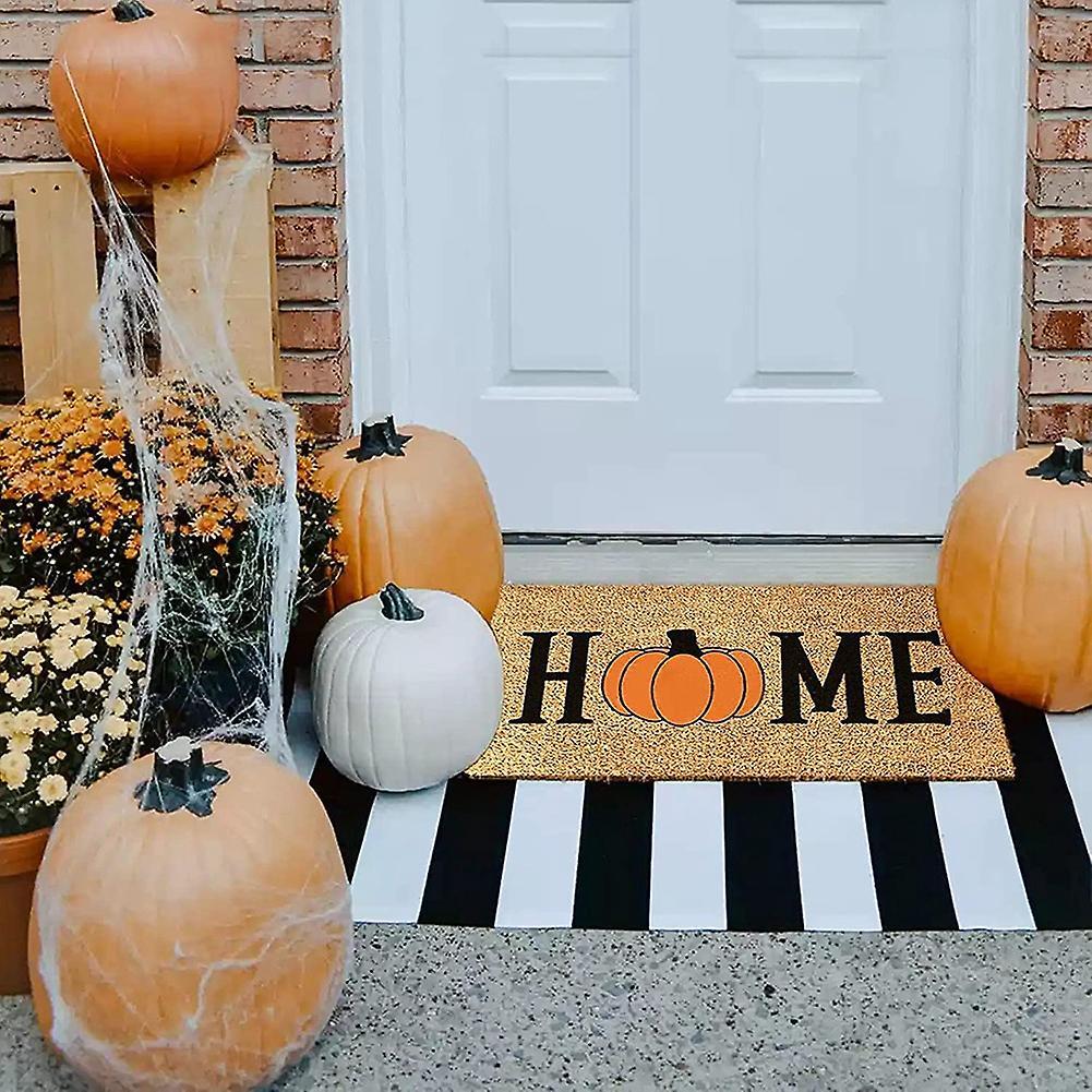 Halloween Doormat Welcome Front Decoration Pumpkin Decoration Carpet