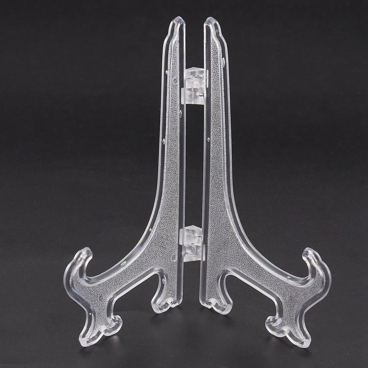 12pcs/set Clear Plastic Easels Plate Frame Photo Book Pedestal Holder