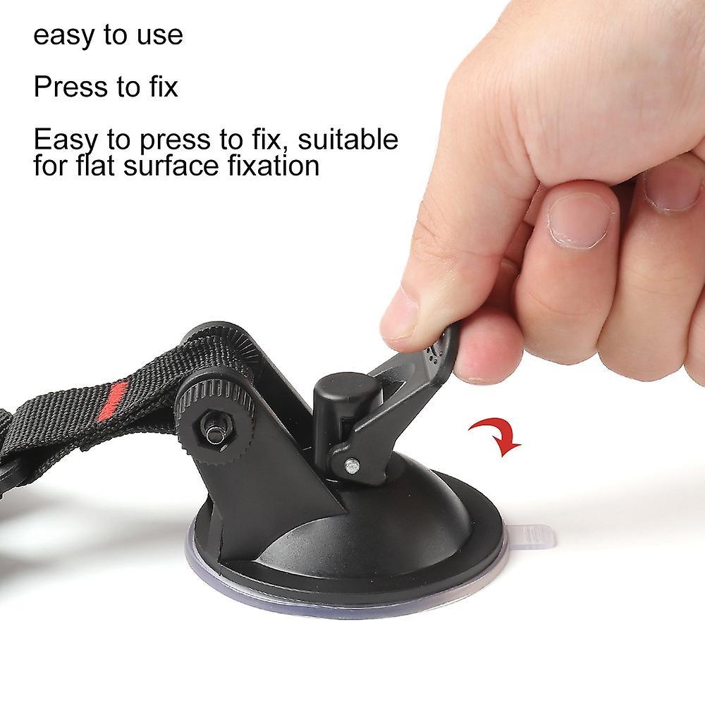 2 Pack Double Hooks Suction Cup Anchor with Securing Hook Black