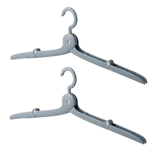Portable Folding Hanger Multi-functional Travel Hanger -blue-gray