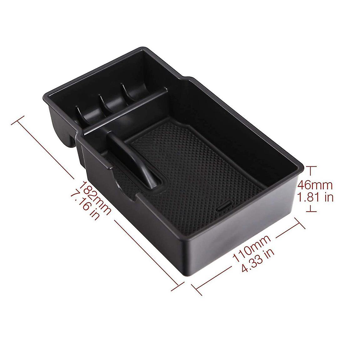 Center Console Glove Organizer Tray Armrest Storage Box