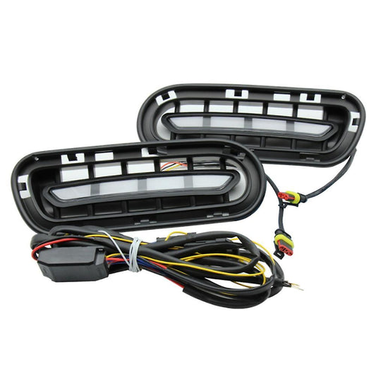 For Kia Stinger 2017-2020 Car Fog Light Led Drl Daytime Running Light