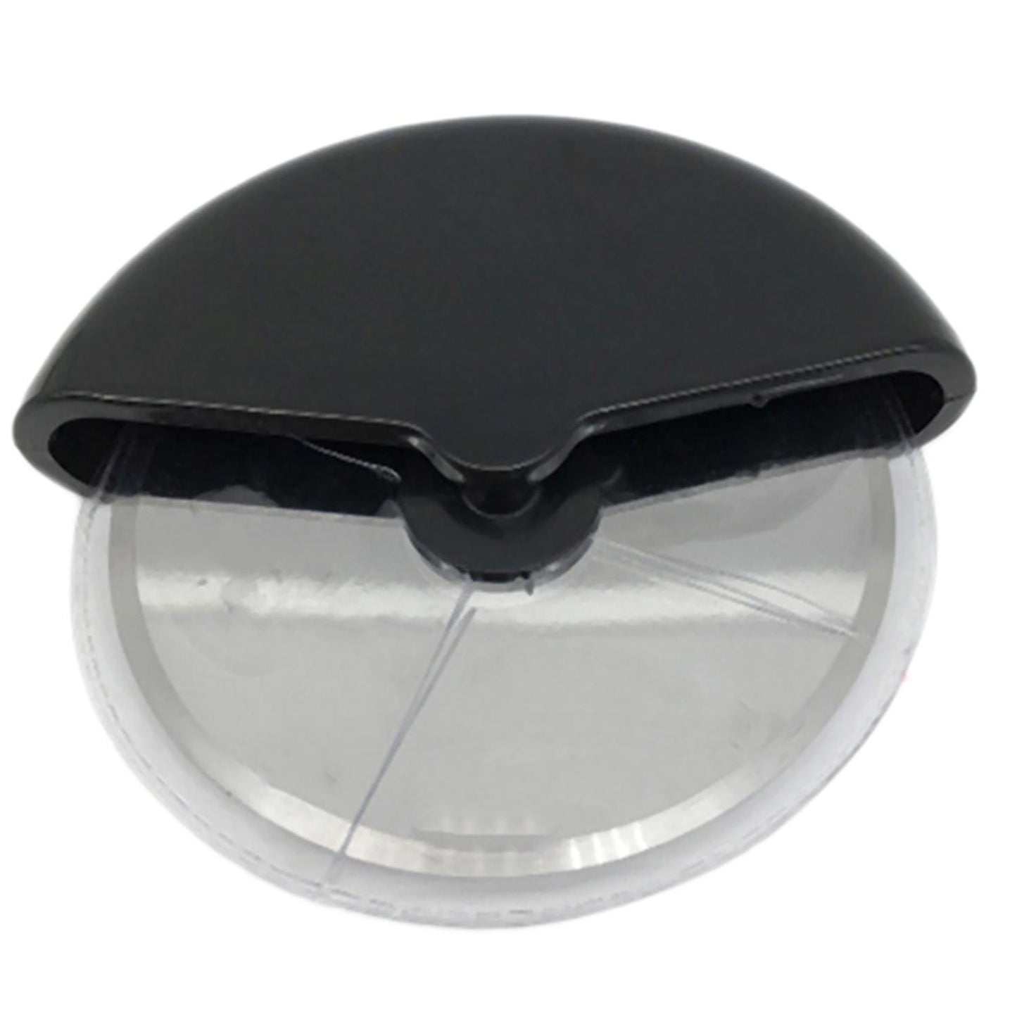 Pizza Cutter Wheel Baking Tool, Stainless Steel with Cover, Black