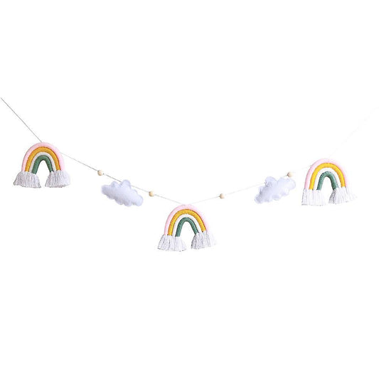 Party Banner Garland String Kids Room Nursery Decor Photo Props B