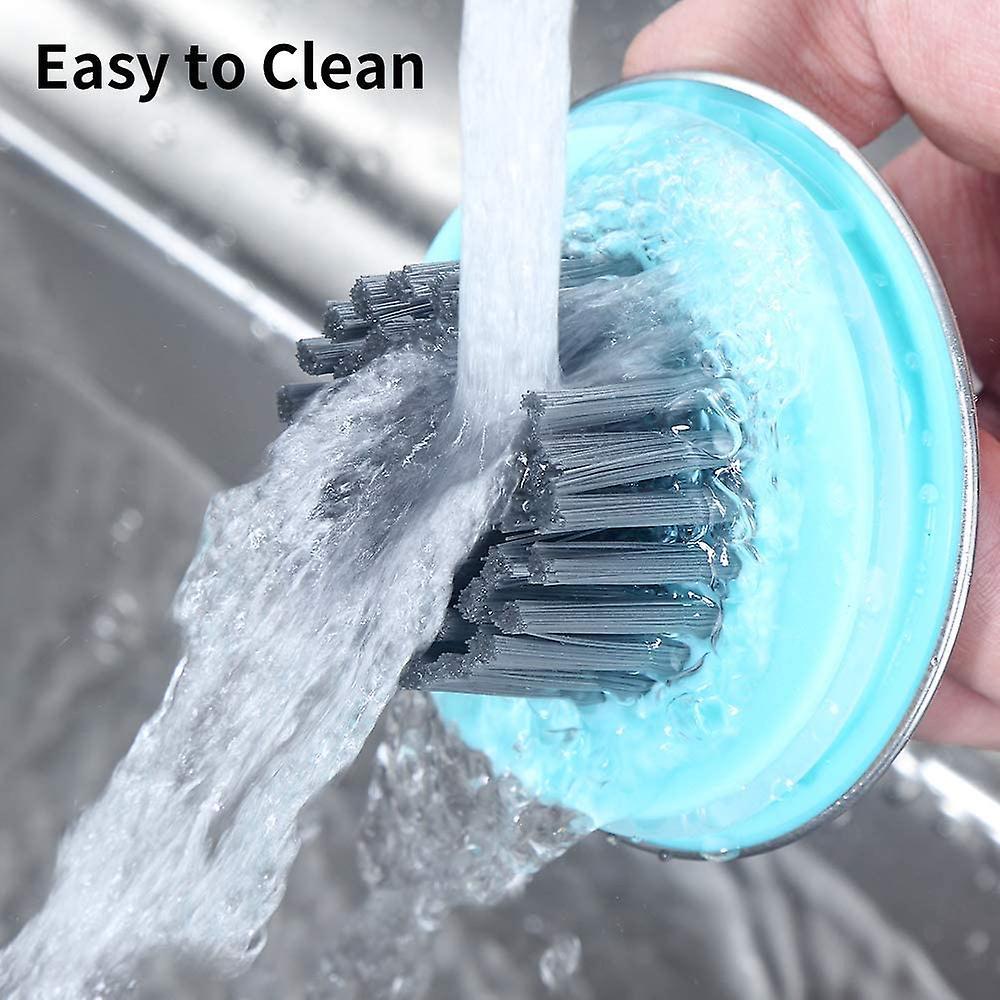 Kitchen Sink Stopper with Brush, Diameter 3.46in for Garbage Disposal