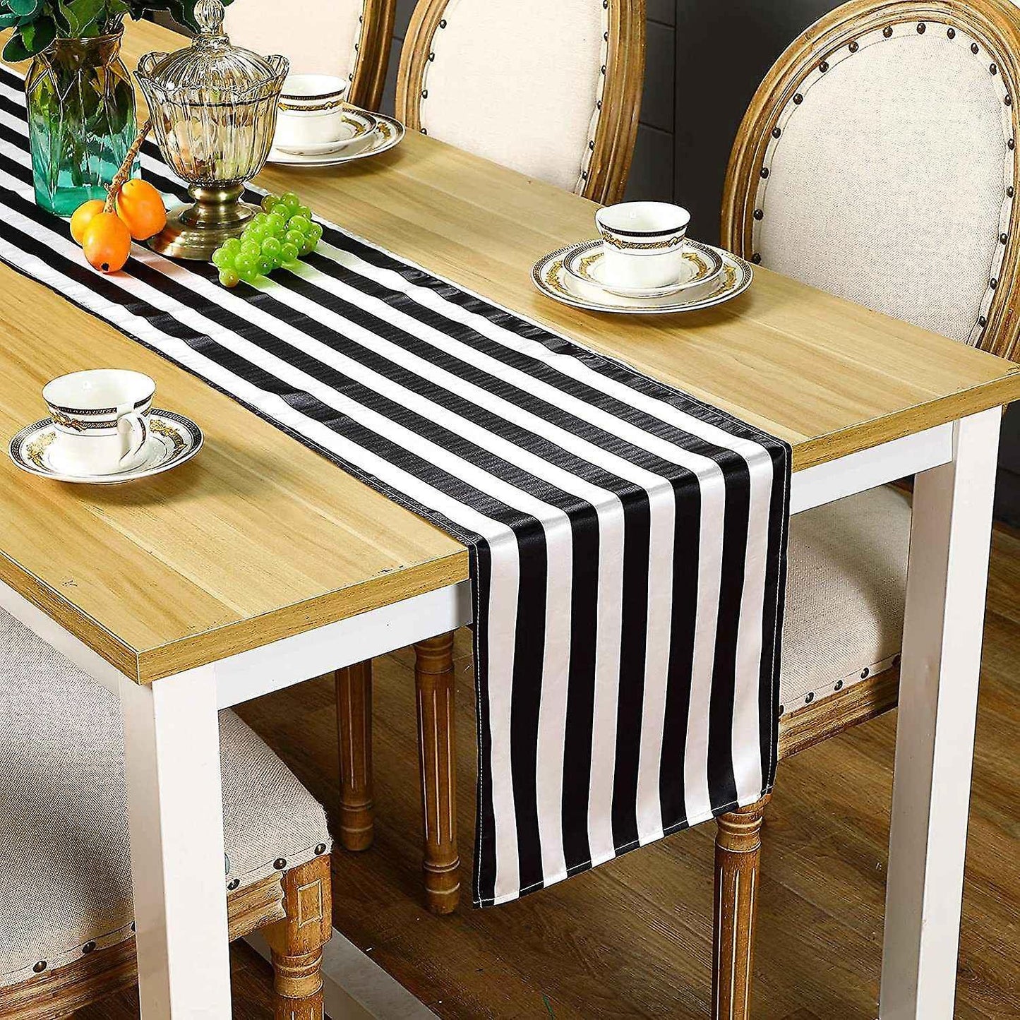 Striped Table Runner,striped Table Runner Table Runner Elegant Decor