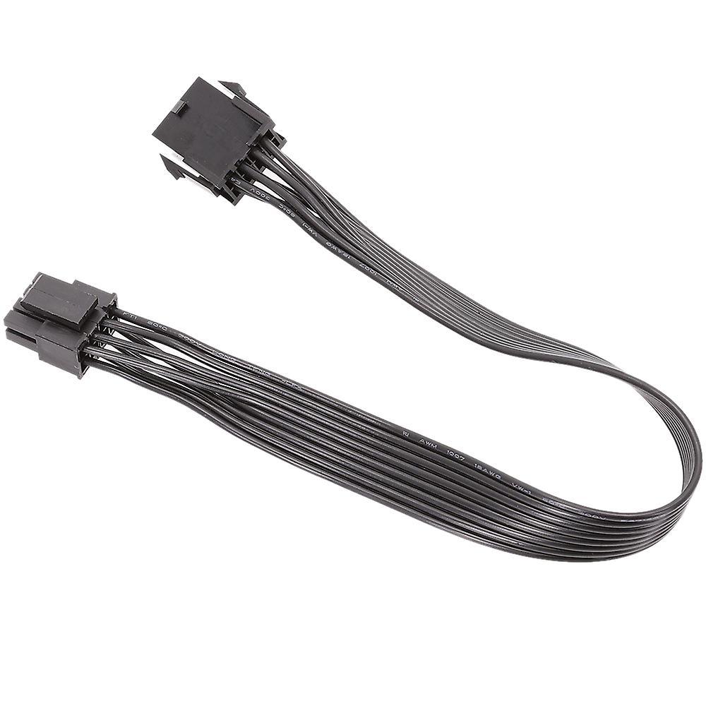 2pcs Computer Cpu 8pin to 4+4 Pin Power Supply Extension Cable 30cm