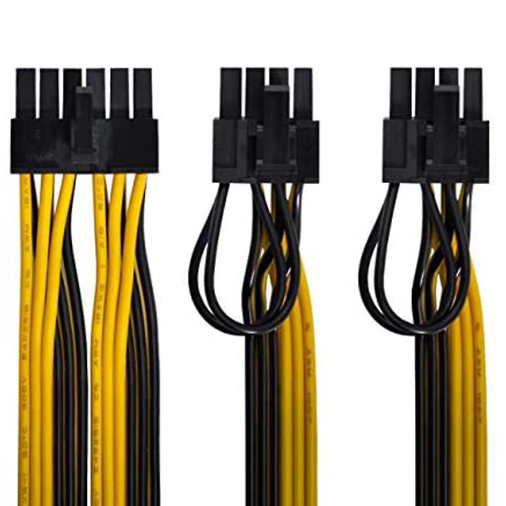 12pin to Dual 8pin(6+2pin) Pci Express Gpu Graphics Card Power