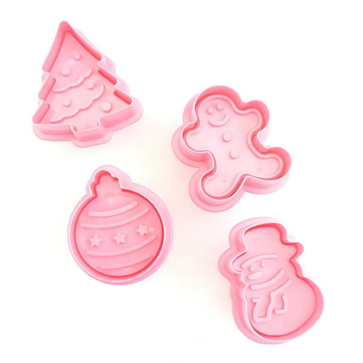 Fondant Cake Tool Christmas Snowman Christmas Tree Gingerbread Man