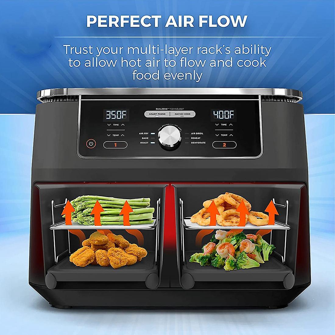 Air Fryer Rack for Basket Dehydrator Rack for Ninja Foodi Dz201/401