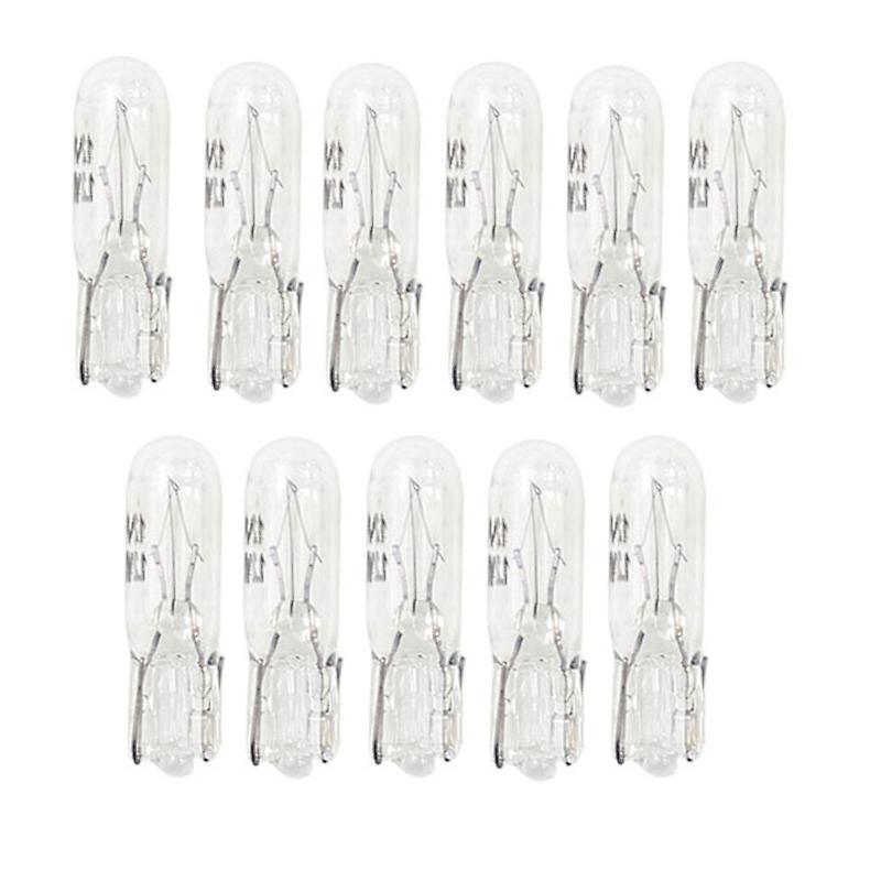 100pcs T5 286 Bulb Basic Miniature Bulb for License Plate Light Side