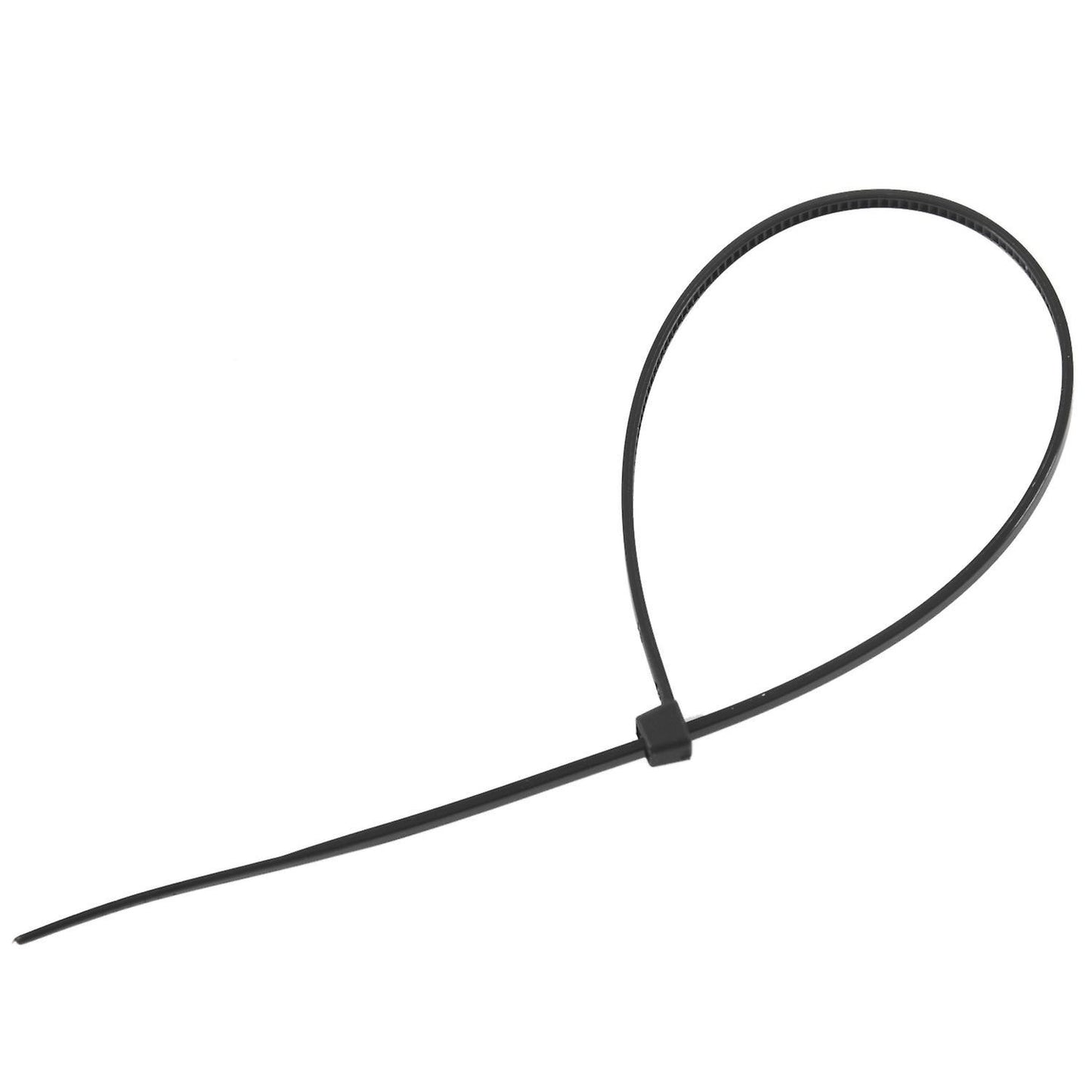 100 X Thin Black Cable Tidy Ties Zip Ties Cord Strap Wrap 200 X 3mm