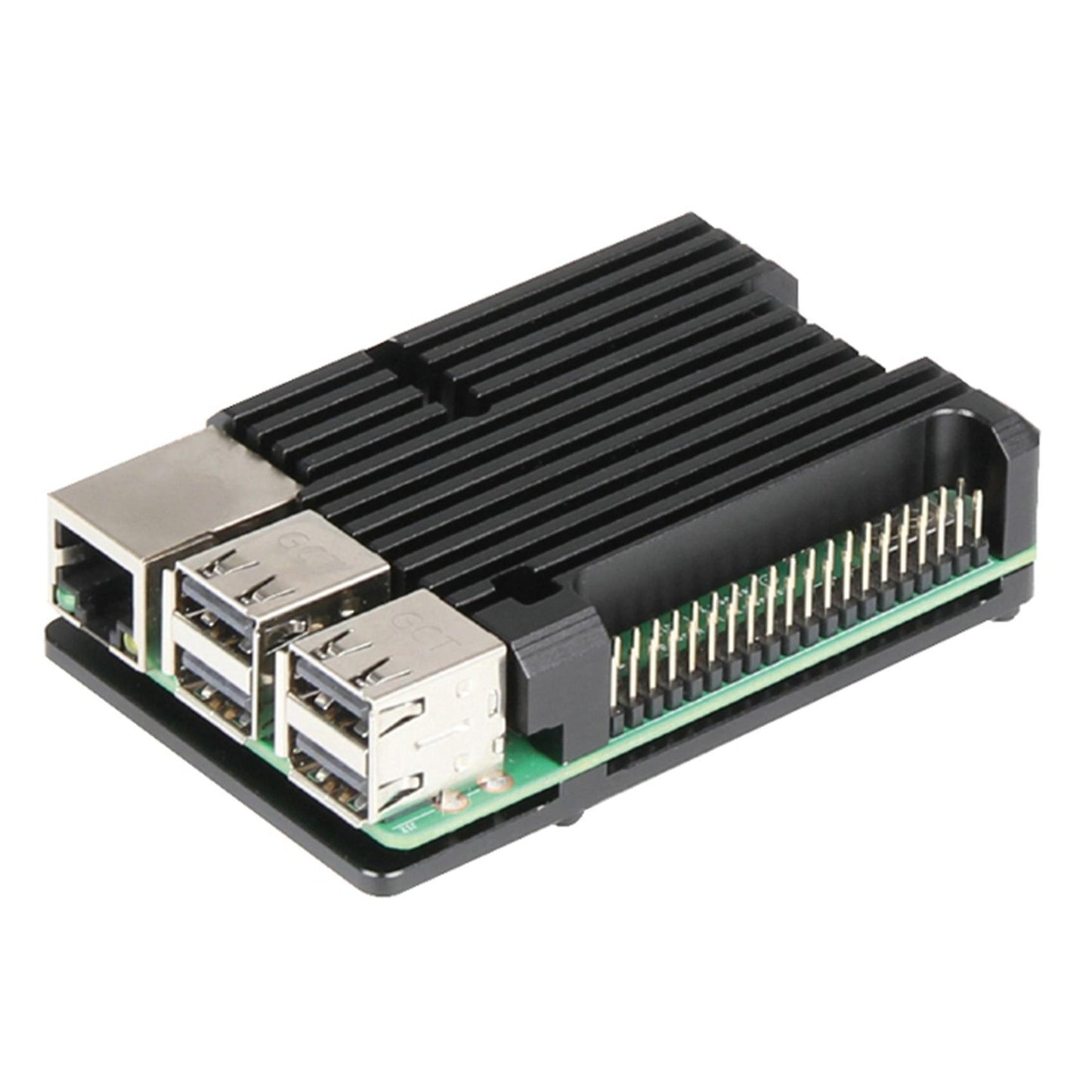 For Raspberry Pi 3 Aluminum Case without Dual Cooling Fan Metal Shell