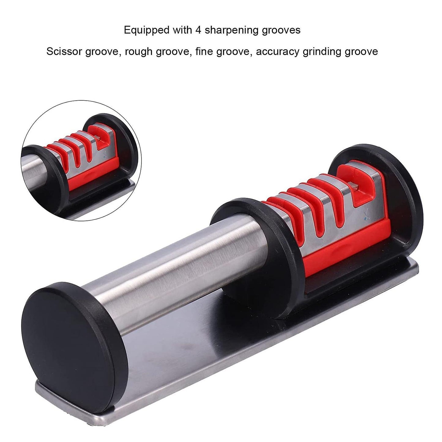 Knife Sharpeners Manual 4 Stage Tungsten Steel for Kitchen Knives