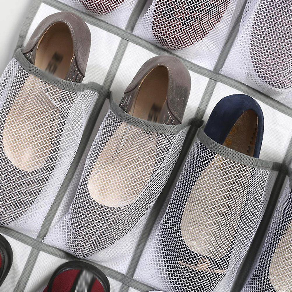 24 Pocket Shoe Organizer, Breathable Mesh, for Sneakers /home -a