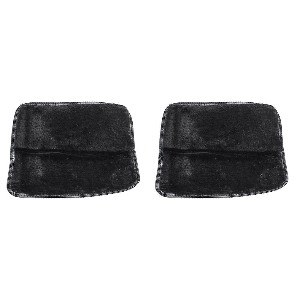 Home Rugs Living Bedroom Plush Rugs Black 40 X 40cm