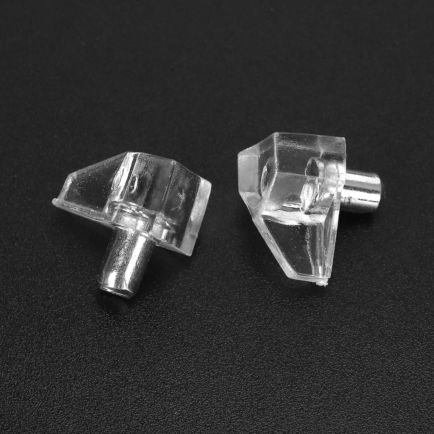 100 Pcs Clear Shelf Support Pegs -5 Mm Cabinet Shelf Holder Pins