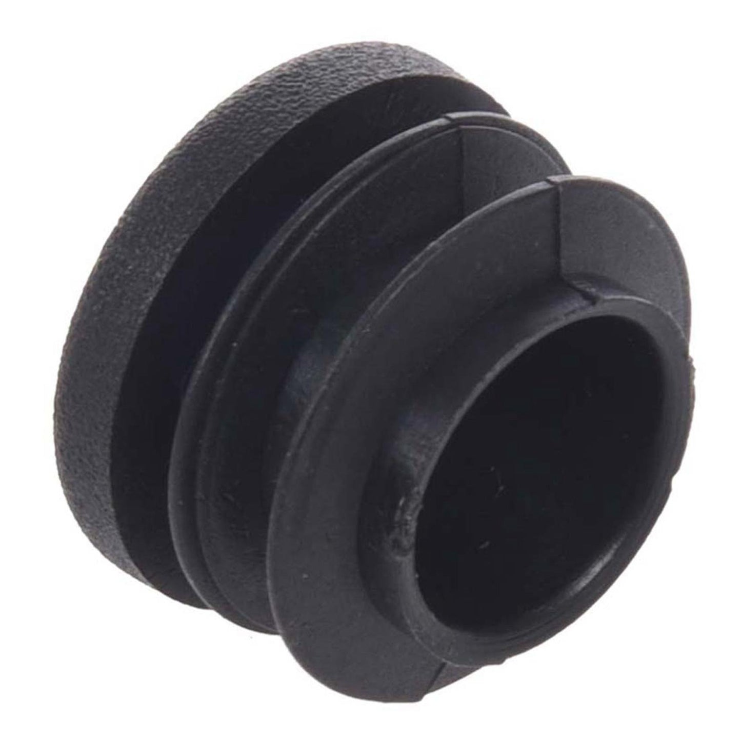 15pcs Black 19mm Dia Round Plastic Blanking End Cap Tubing Insert