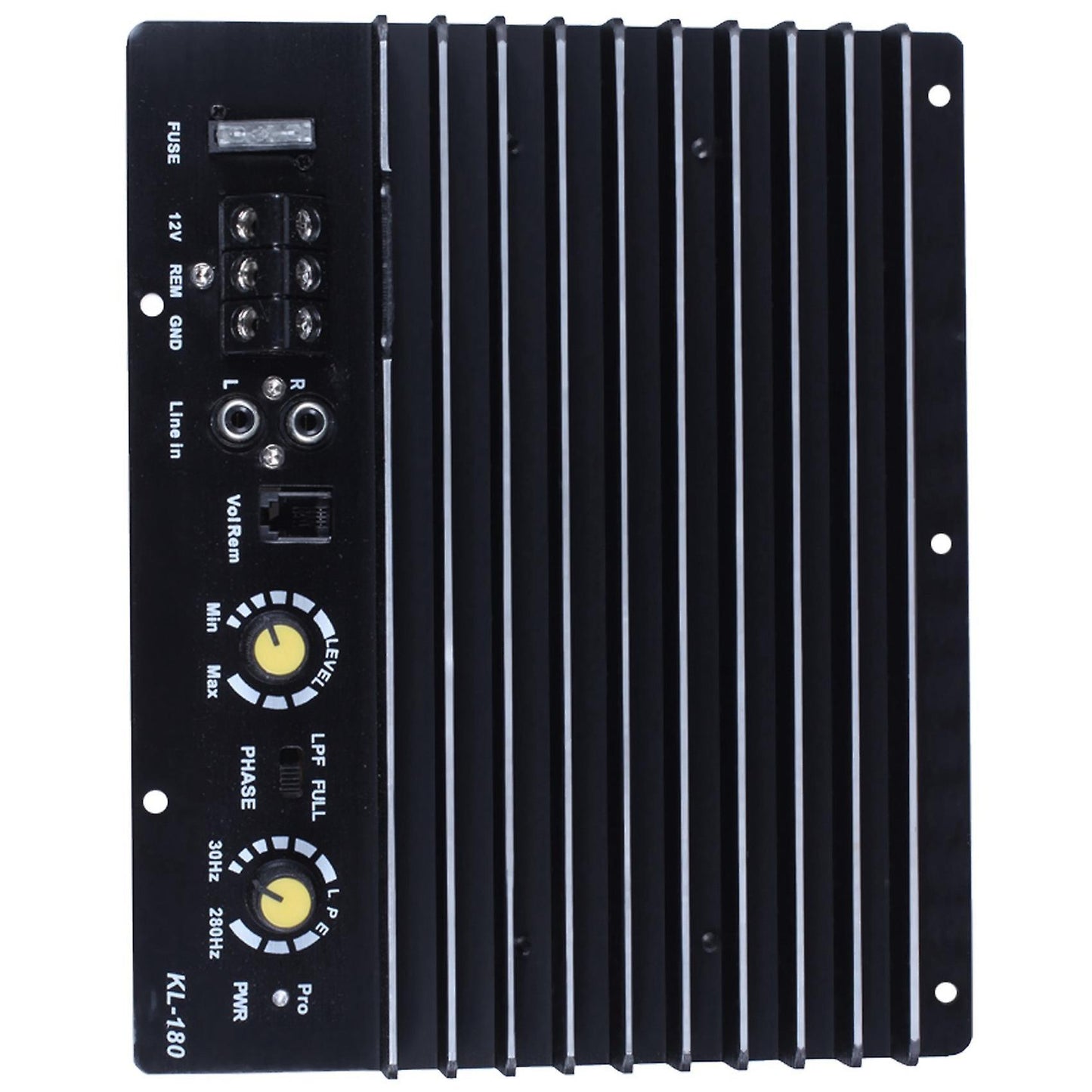 2x 1200w Car Audio Power Amplifier Subwoofer Power Car Player Kl-180