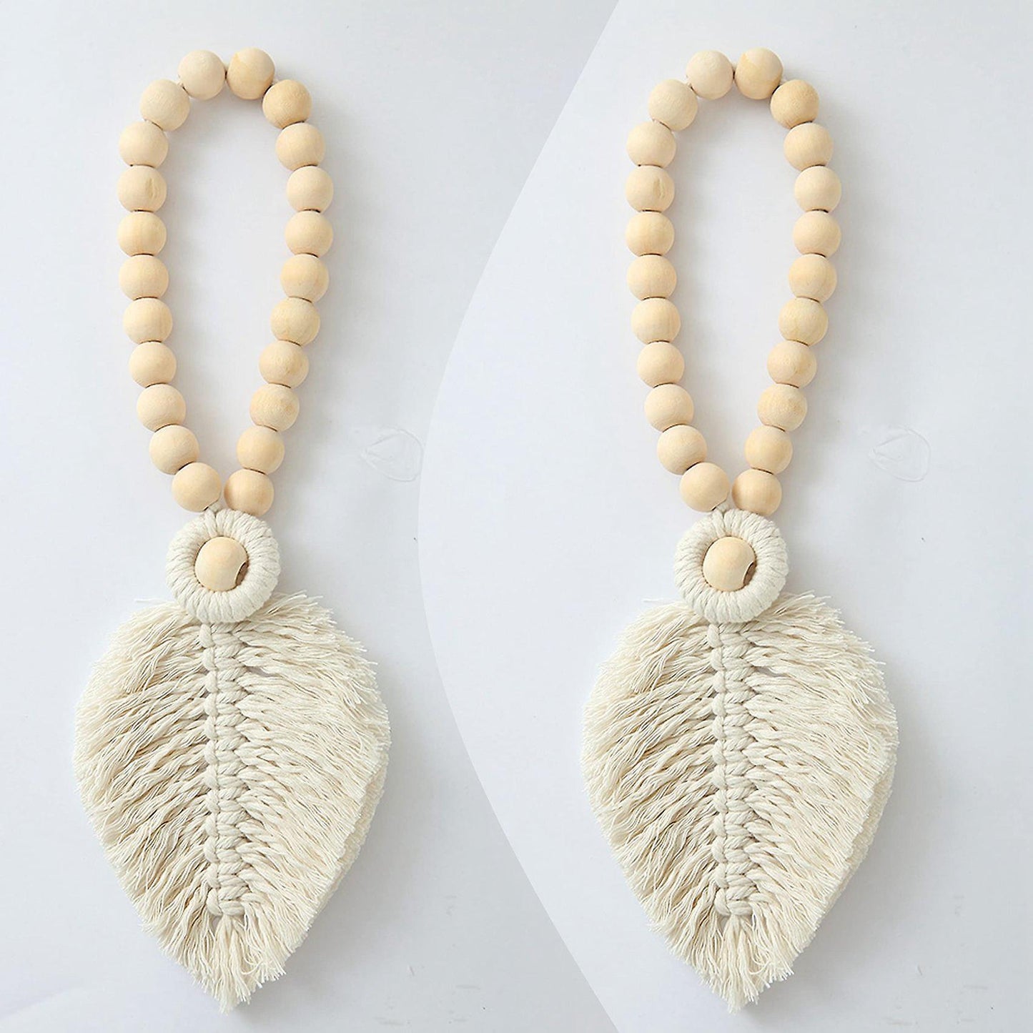Boho Woven Curtain Ties 2 Pcs Curtain Tiebacks Braided Window Decor