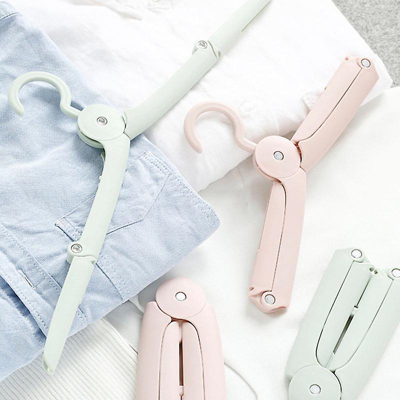 Portable Folding Hanger Multi-functional Travel Hanger -blue-gray