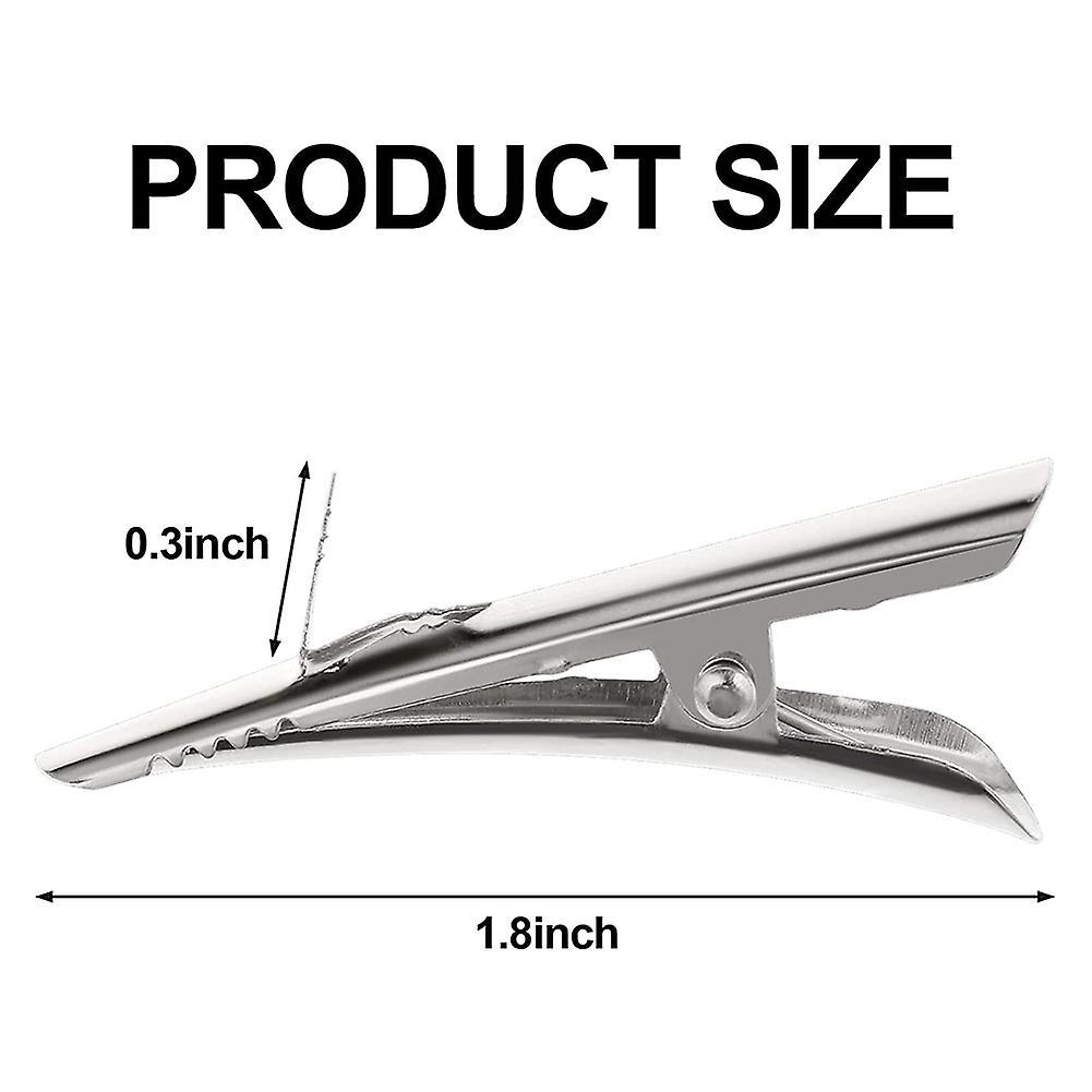 100-pcs Mini Metal Alligator Clips for Crafts - Small Roach Clips