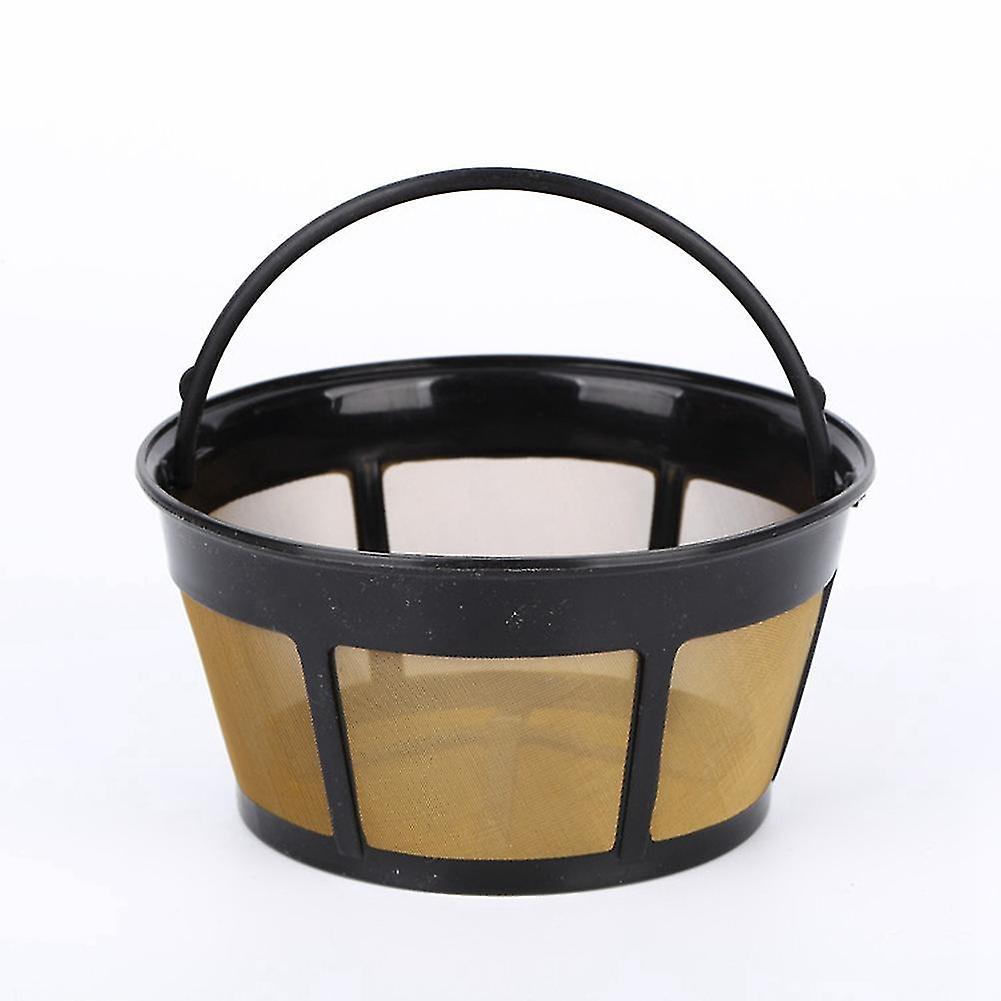 2pcs Basket Reusable High Temperature Resistant Mesh Coffee Filter