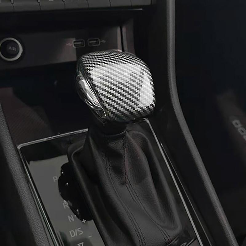 Gear Head Knob Shift Cover Trim Shift Knob for Skoda Kodiaq Gt 17-19