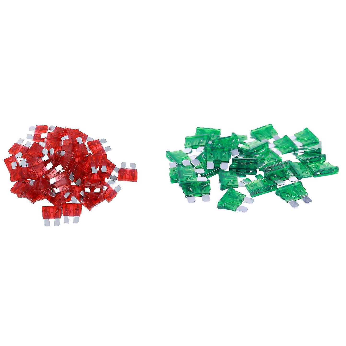 Vehicle Car 30a 30amp Green Body Two Prong Blade Atc Fuse 30pcs