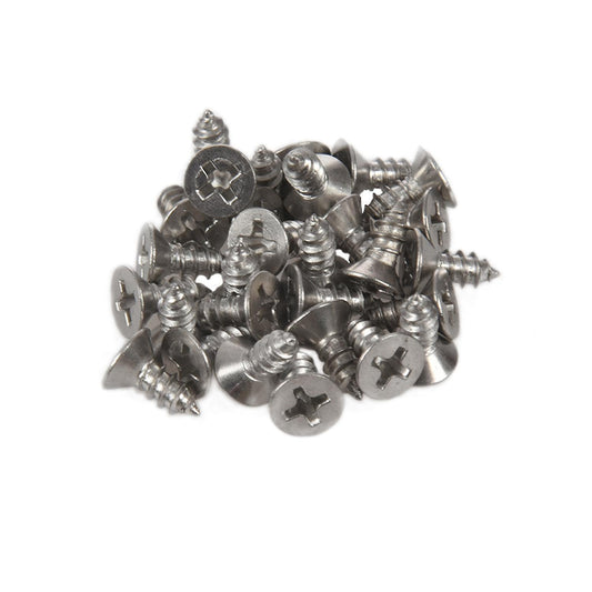 30pcs M4*10mm Self Tapping Phillips 304 Stainless Steel Screws