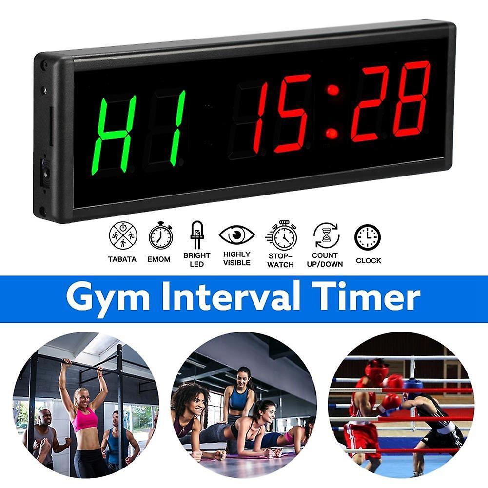 Gym Timer with Remote,interval Timer Stopwatch for Home Gym Fitness