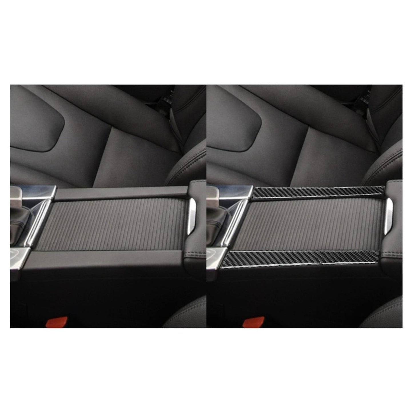 2pcs Car Cup Holder Armrest Box Decoration for Volvo V60 S60