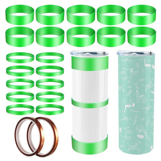 Silicone Bands for Sublimation Tumbler,elastic Sublimation Paper Ring