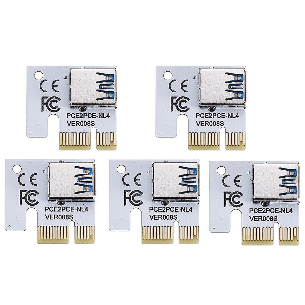 Pci-e 1x Adapter Card,pci-express X1 Slot (ver008s,5 Pack)