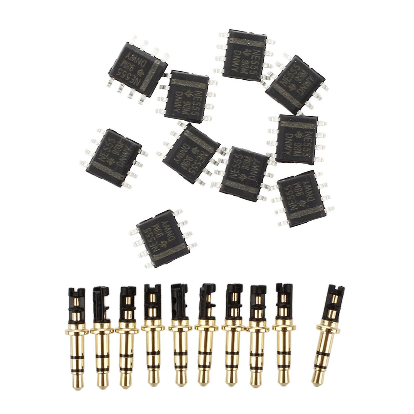 10pcs 8-pin Ic Smd Timer Ne555