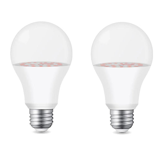 2pcs 18led 9w E27 Growing Bulbs for Indoor Hydroponics Flowers Plants