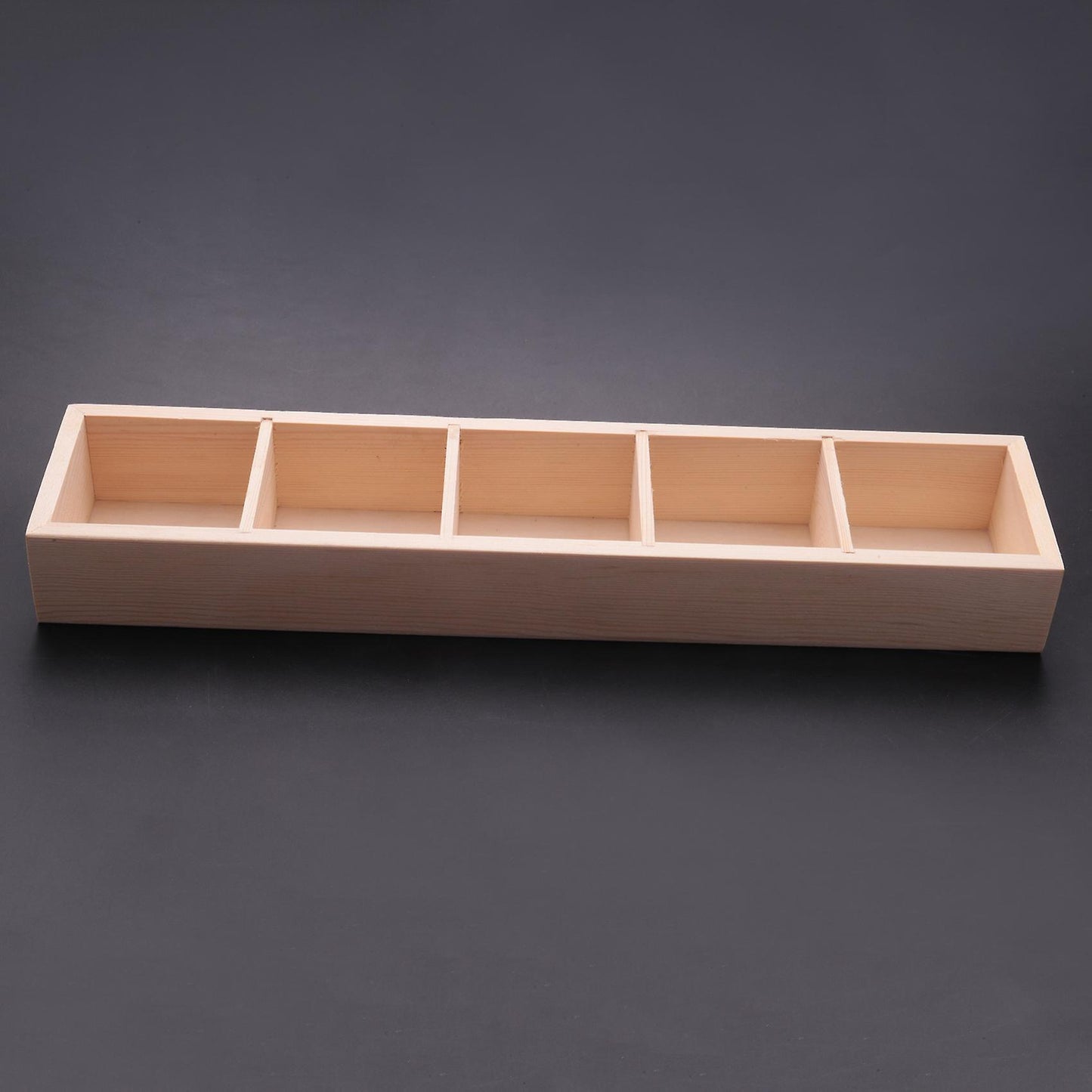 Wooden Box Succulent Plant Flower Pot 5 Grid