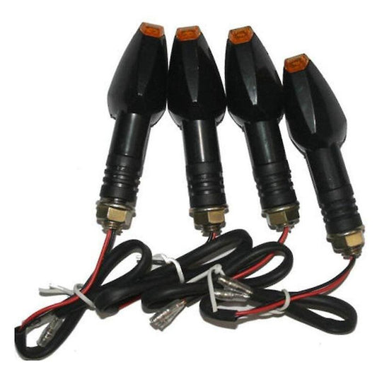 4pcs Motorcycle Turn Signal Lights