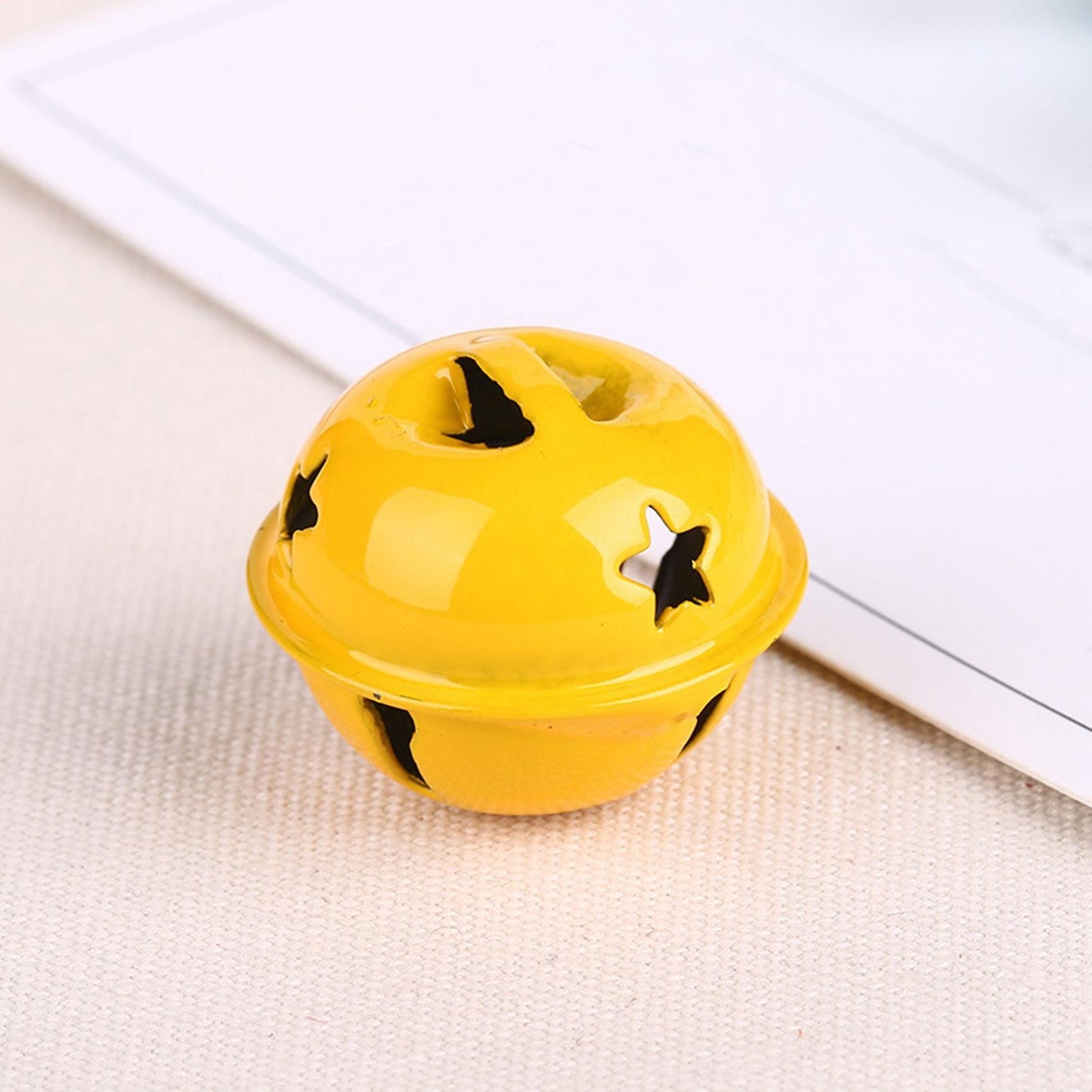 16pcs 40mm Hollow Five-pointed Star Opening Big Bells Diy Bells