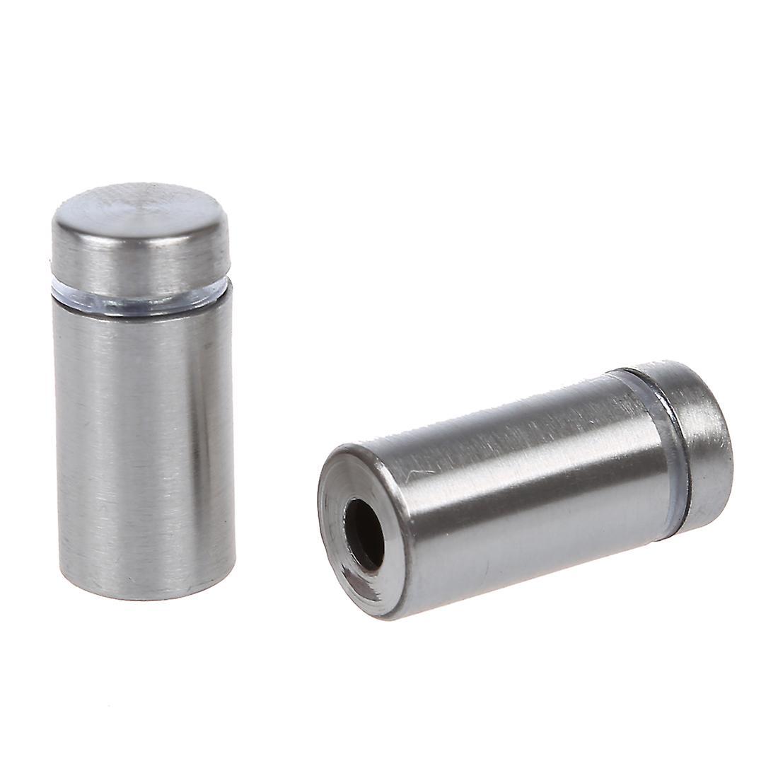 10pcs Stainless Steel Advertisment Nails Glass Wall Connector Standoff 0.98