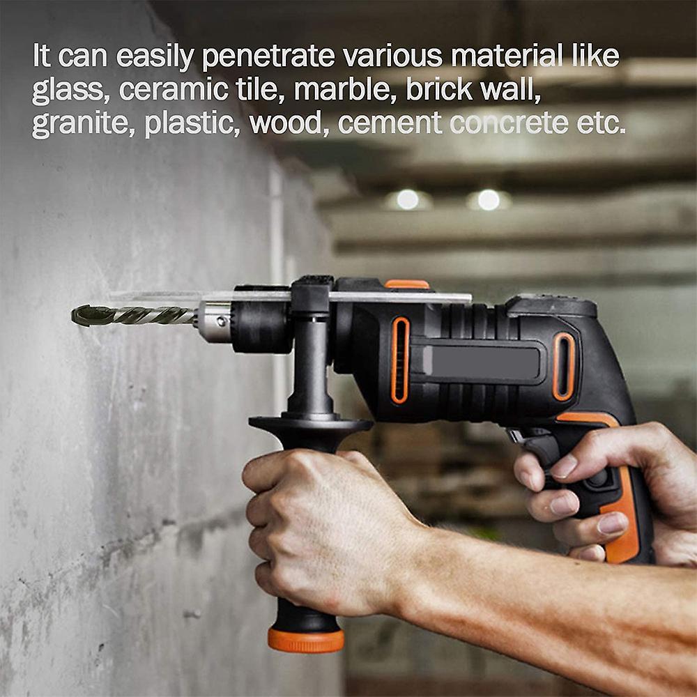 10pcs Masonry Tile Drill Bit for Brick Concrete Wall Wood Plastic