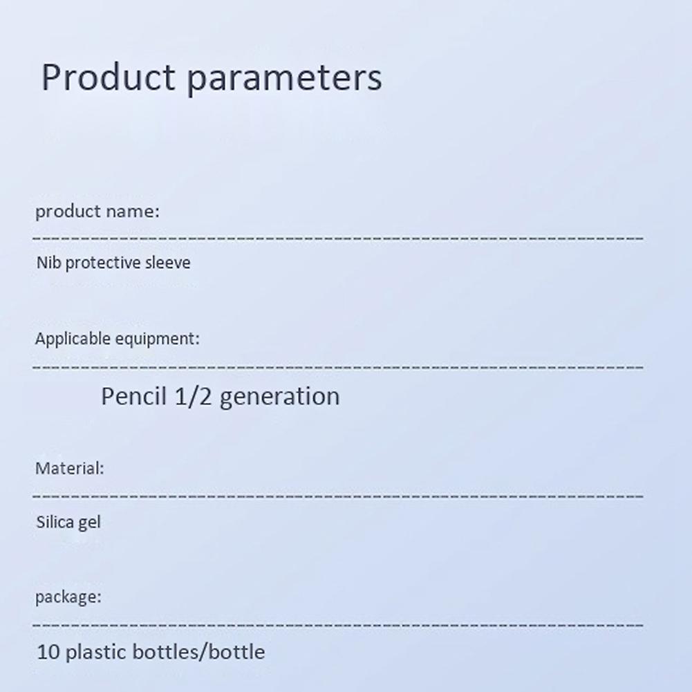 Protective Cover for Apple Pencil 1st 2nd Touchscreen Transparent