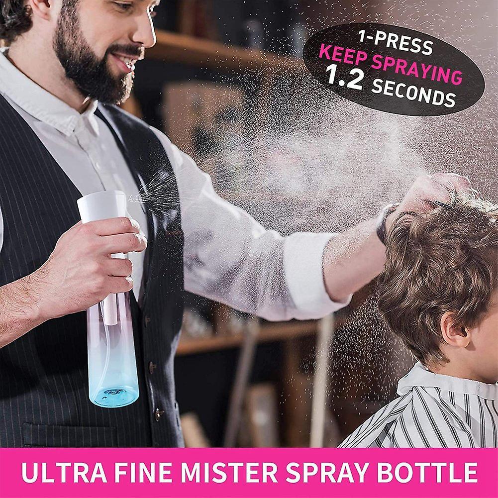 Hair Spray Bottle,continuous Fine Mist Empty Plastic Spray Bottles
