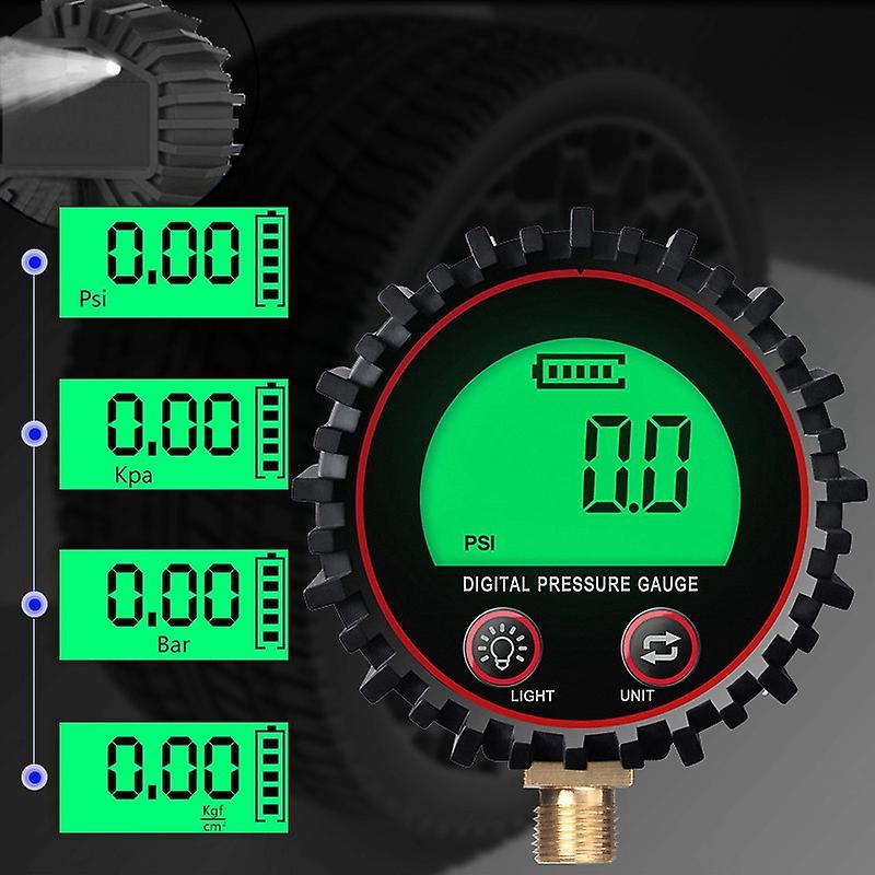 Digital Car Tire Air Pressure Inflator Gauge Lcd Display M11
