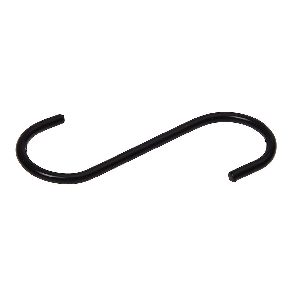 1 X 3 Inch S-shape Metal Hook---black